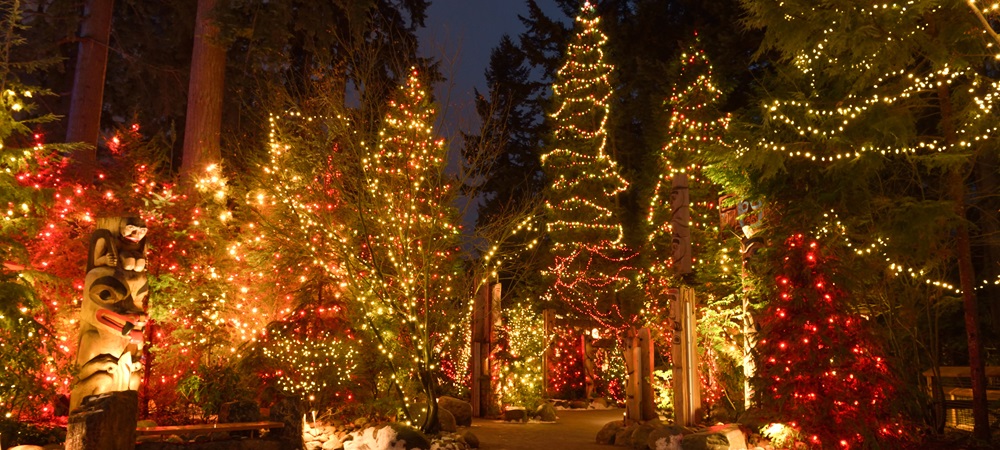 Luces Mágicas de Vancouver con Capilano