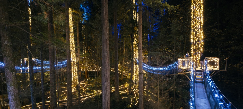 Luces Mágicas de Vancouver con Capilano